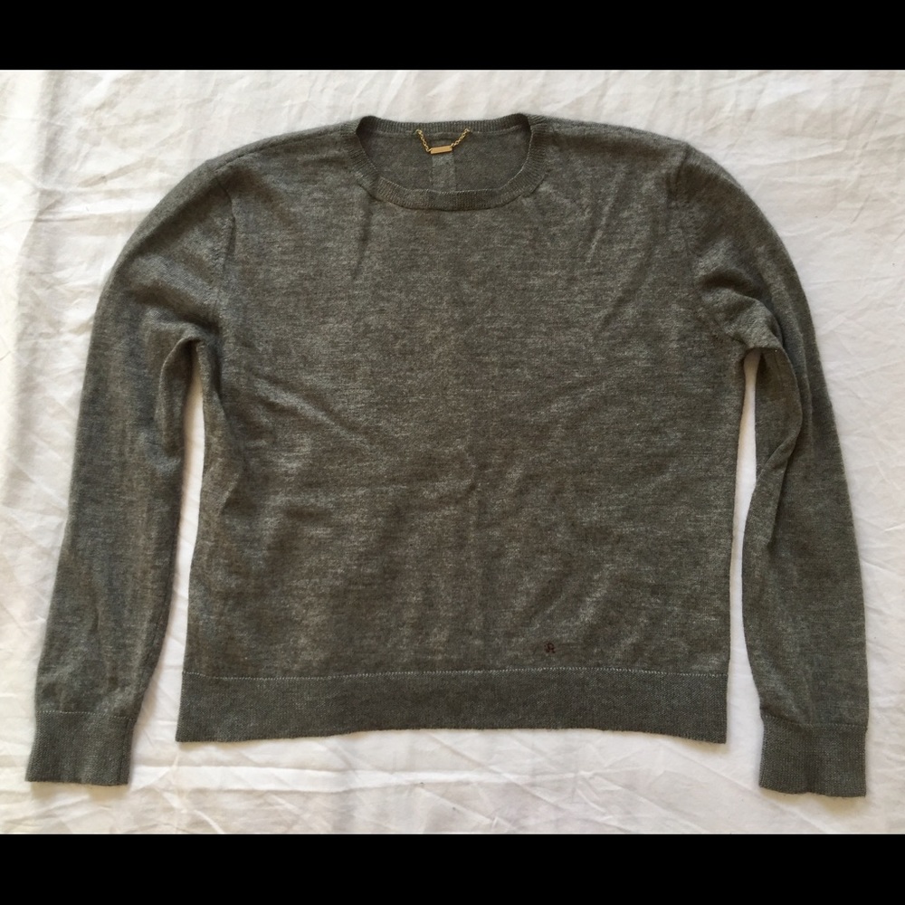 The Row Ghent grey Cashmere sweater Small $1300